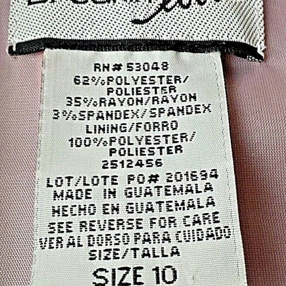 Breakin' Loose Blazer Size 10 Gray Solid Lined - Picture 4 of 4